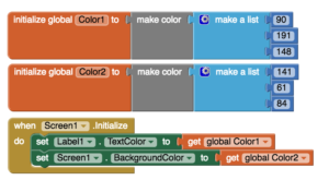 App Inventor: custom color blocks