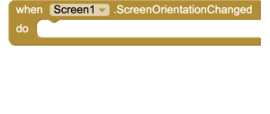 screen1 orientation changed event block