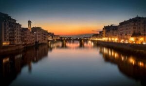 Italian bridge reflection