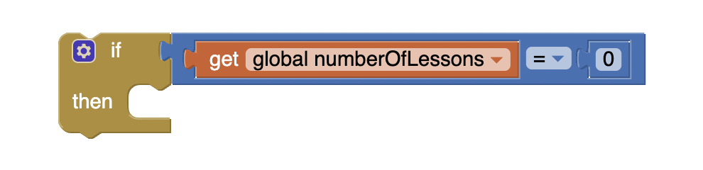 if block App inventor