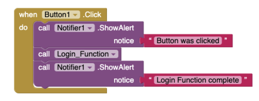 ShowAlert example