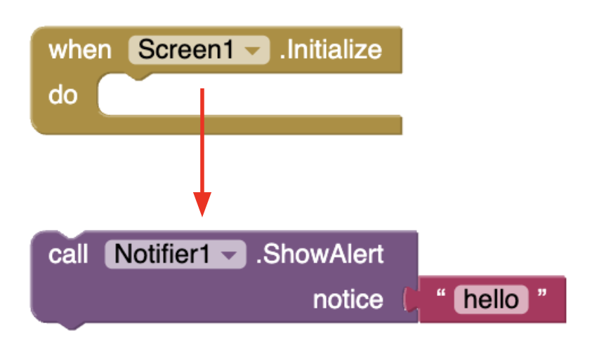 disabled block by dragging out of event block