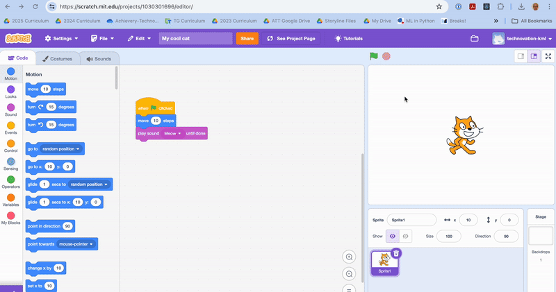 Make A Scratch Project Technovation Girls