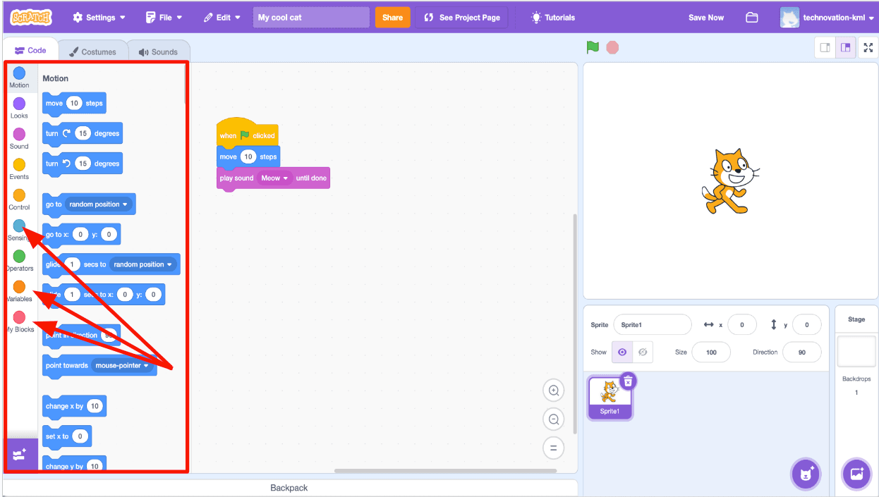 Designing and Coding with Scratch - Technovation Girls