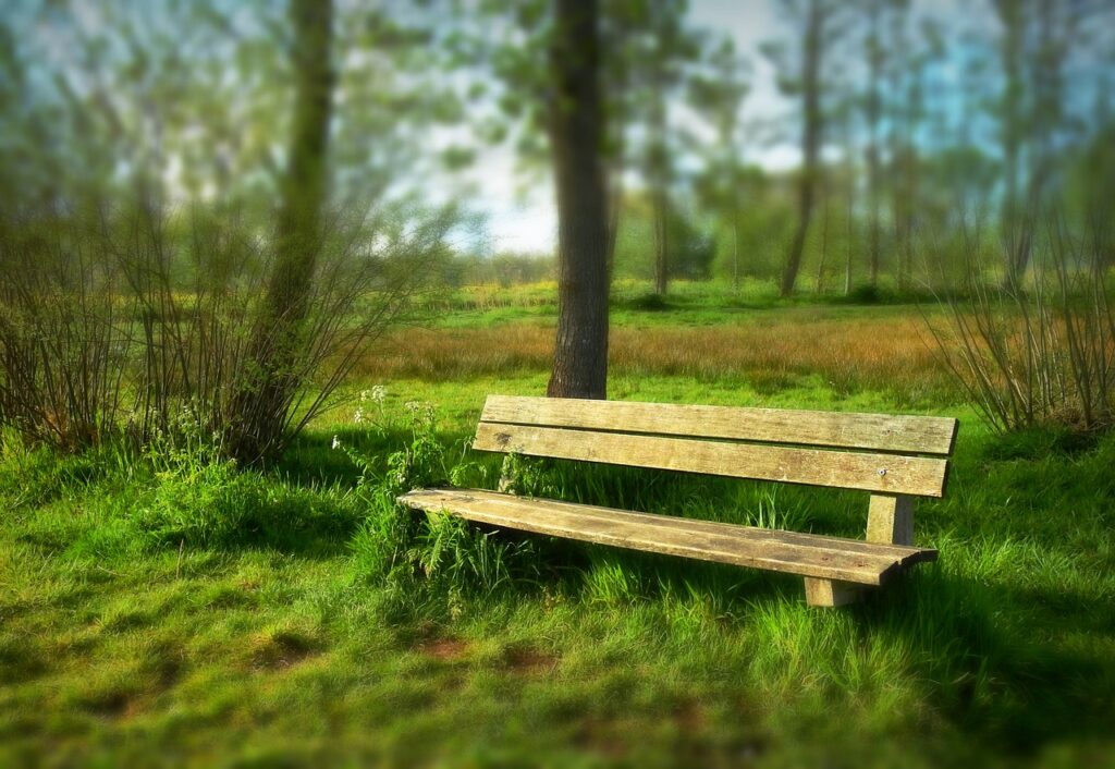 park bench