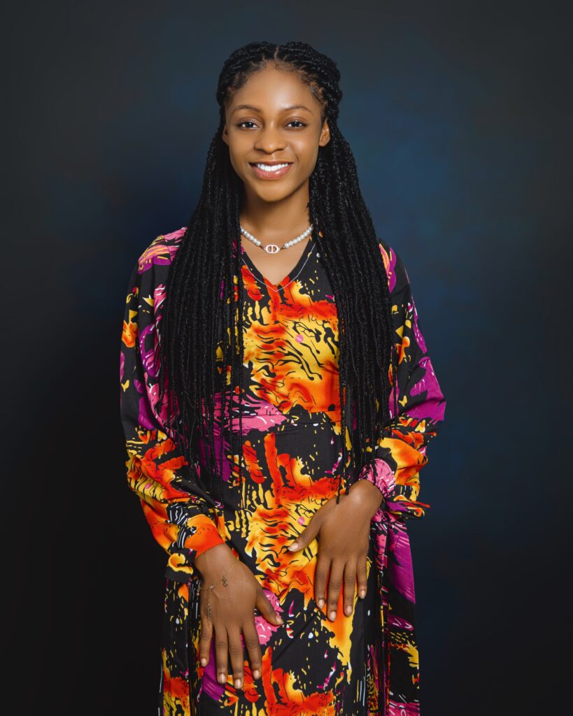 <strong>Augustina U.</strong> </br>Nigeria</br> I am very passionate about Tech (STEM IN GENERAL), becoming a change maker and empowering the younger generation. I love  motivating people ,teaching, dwelling in the presence of GOD and above all i love adventures  because i always want to learn new things.