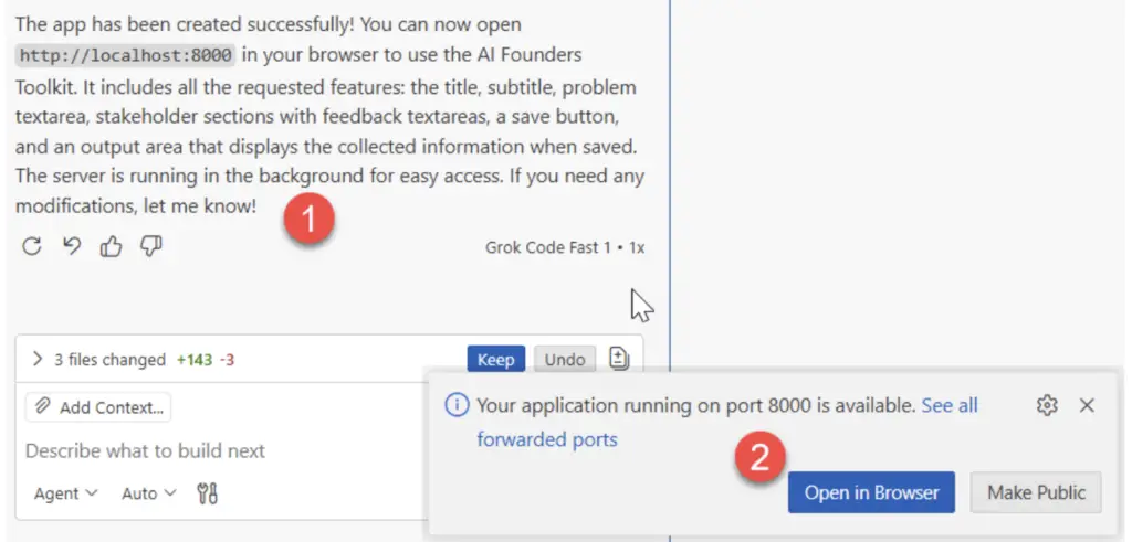 codespaces, allowing to run in the browser