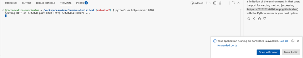 how to run app from terminal window